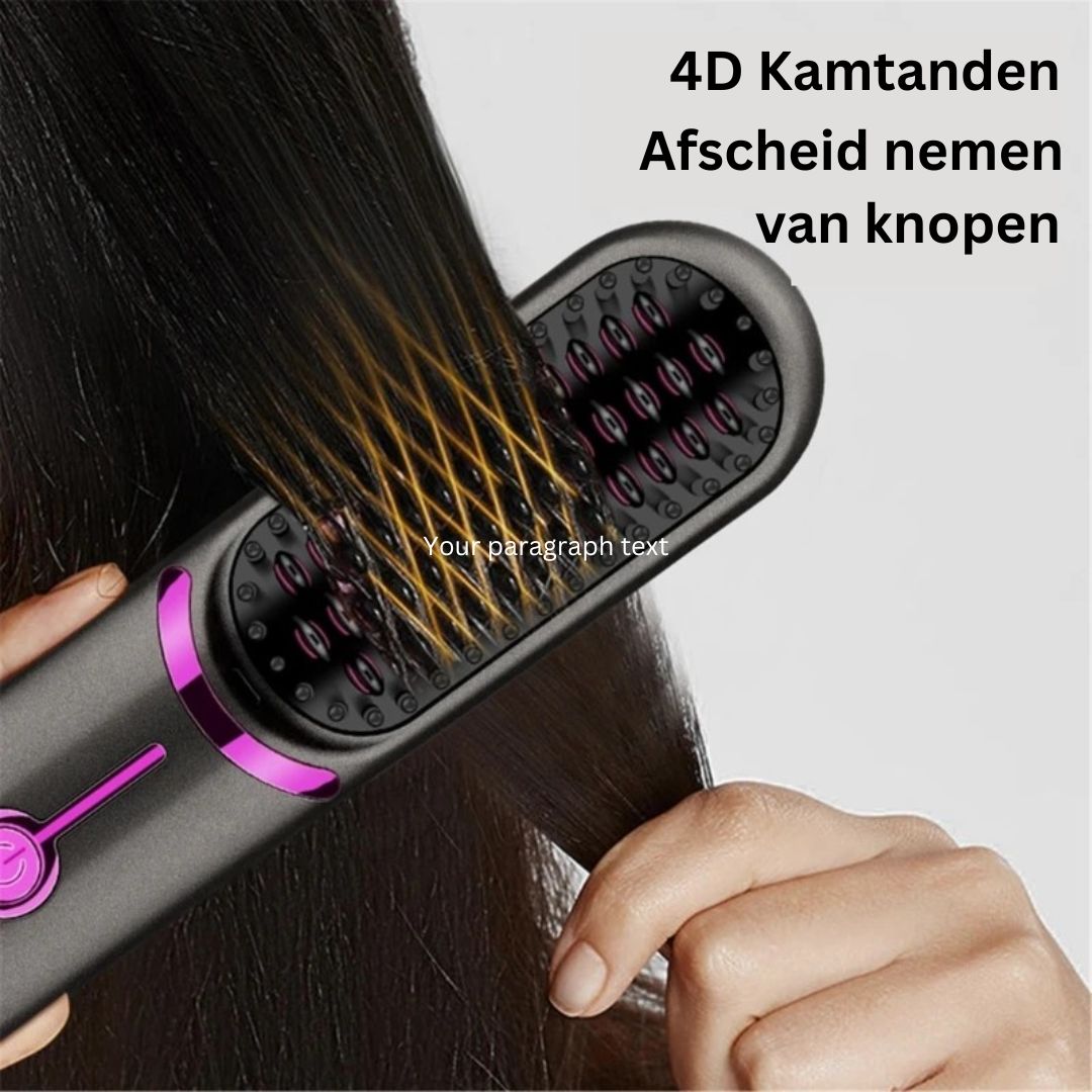 SleekStyle - 3-in-1 Heated Styling Brush