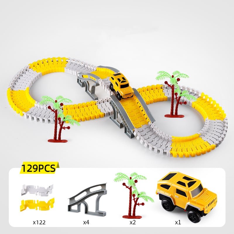 SpeedFlex - Flexible Race Track with LED Cars