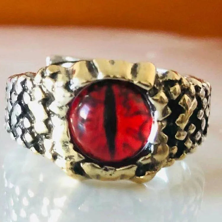 Damon - Adjustable Snake Demon Eye Ring