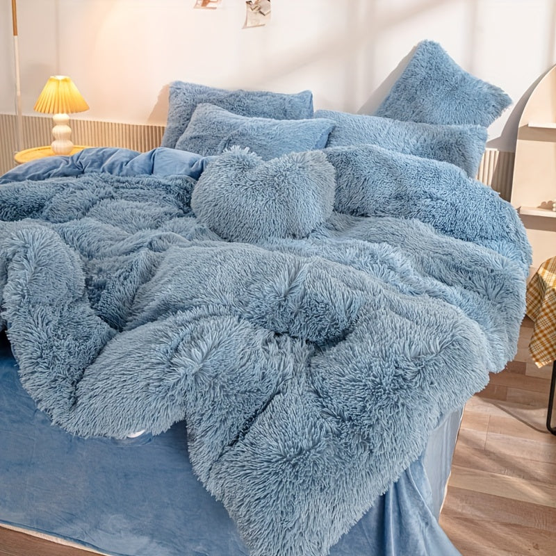 Ultra-Soft Plush Duvet Cover Set - Zipped
