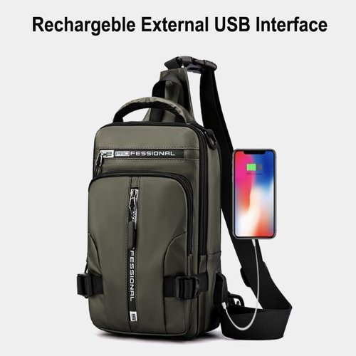 SecureNylon - Waterproof Anti-Theft Shoulder Bag