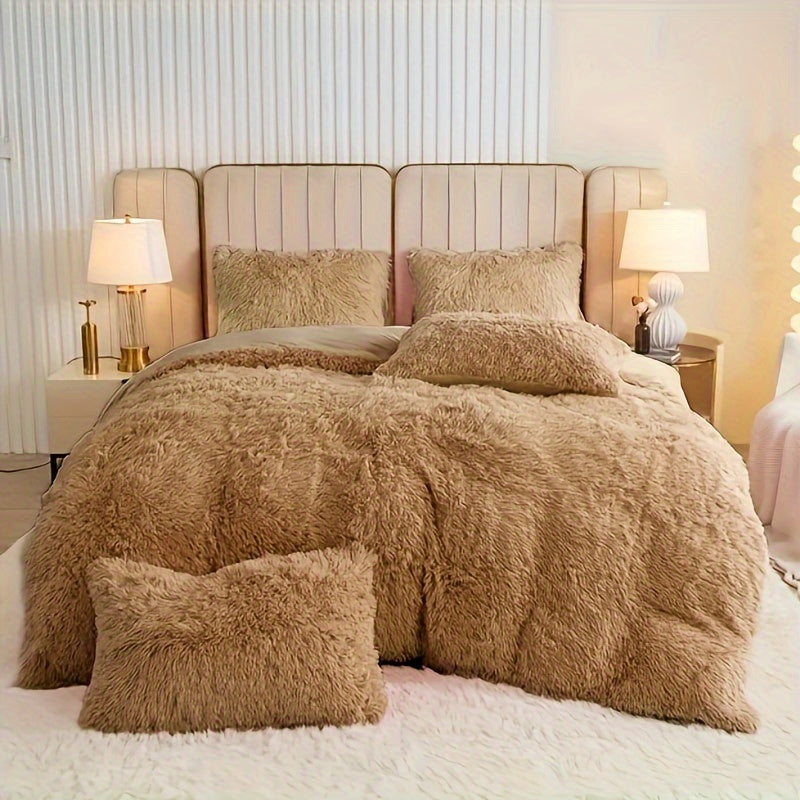 Luxe Velvet Duvet Cover Set - Soft Comfort