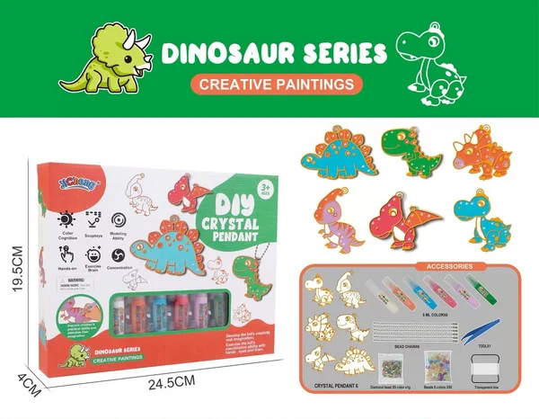 SparkleArt - DIY Paint Your Own Keychain Kit