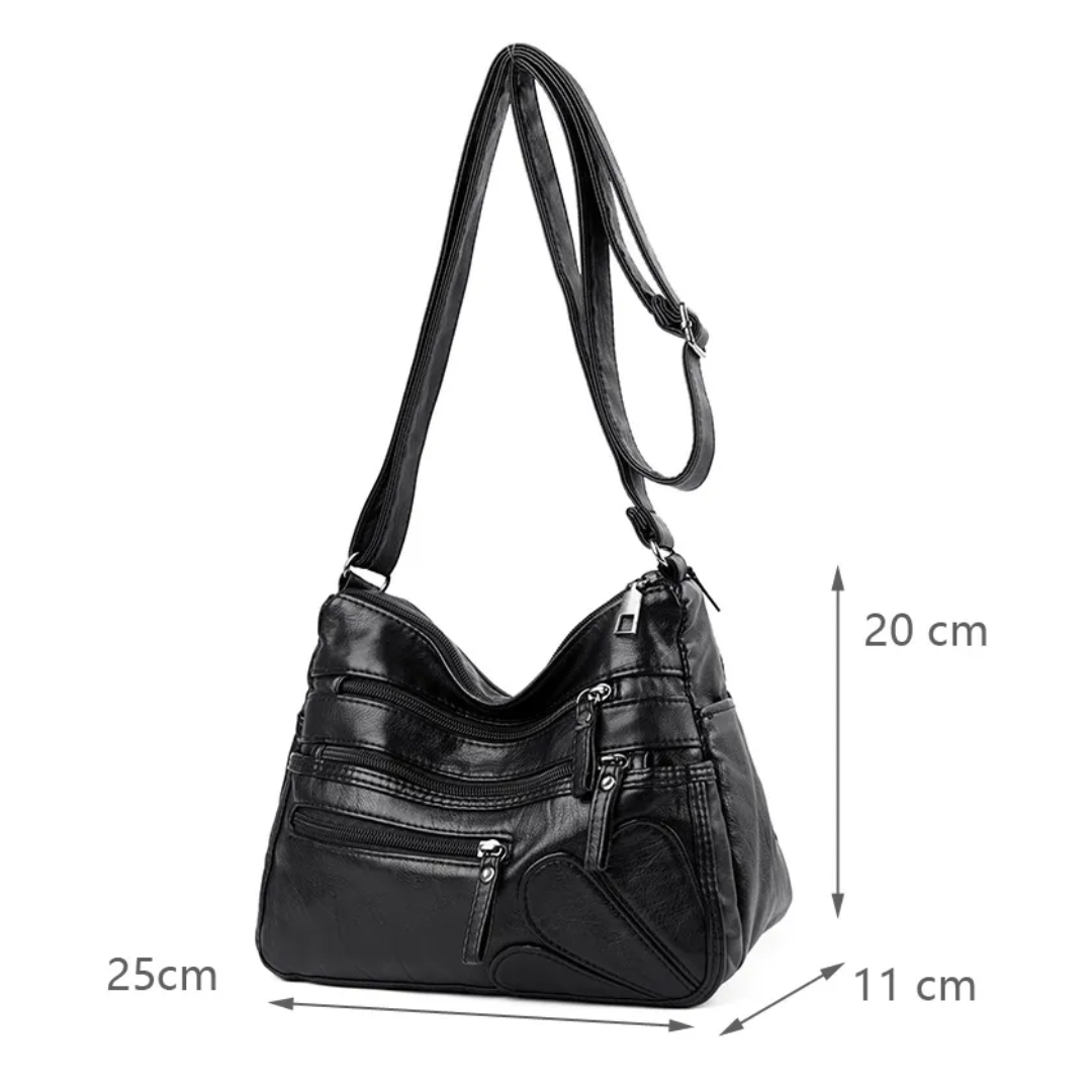 Carly - Vintage Messenger Bag