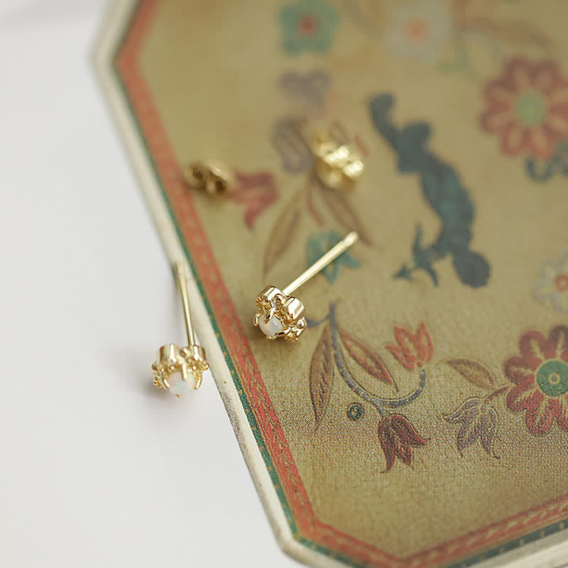 Seraphina - Vintage Opal Earrings for Women