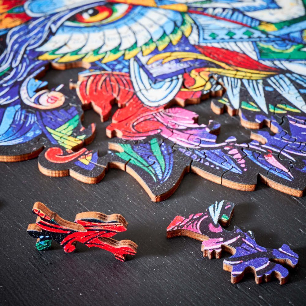 MajesticWolf Puzzle - Premium Wooden Jigsaw Puzzle