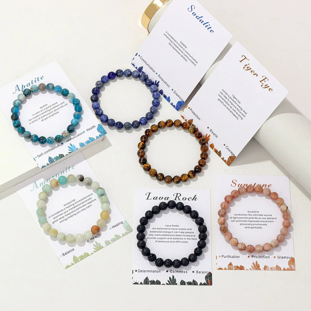 Aria - Natural Crystal Healing Energy Bracelet