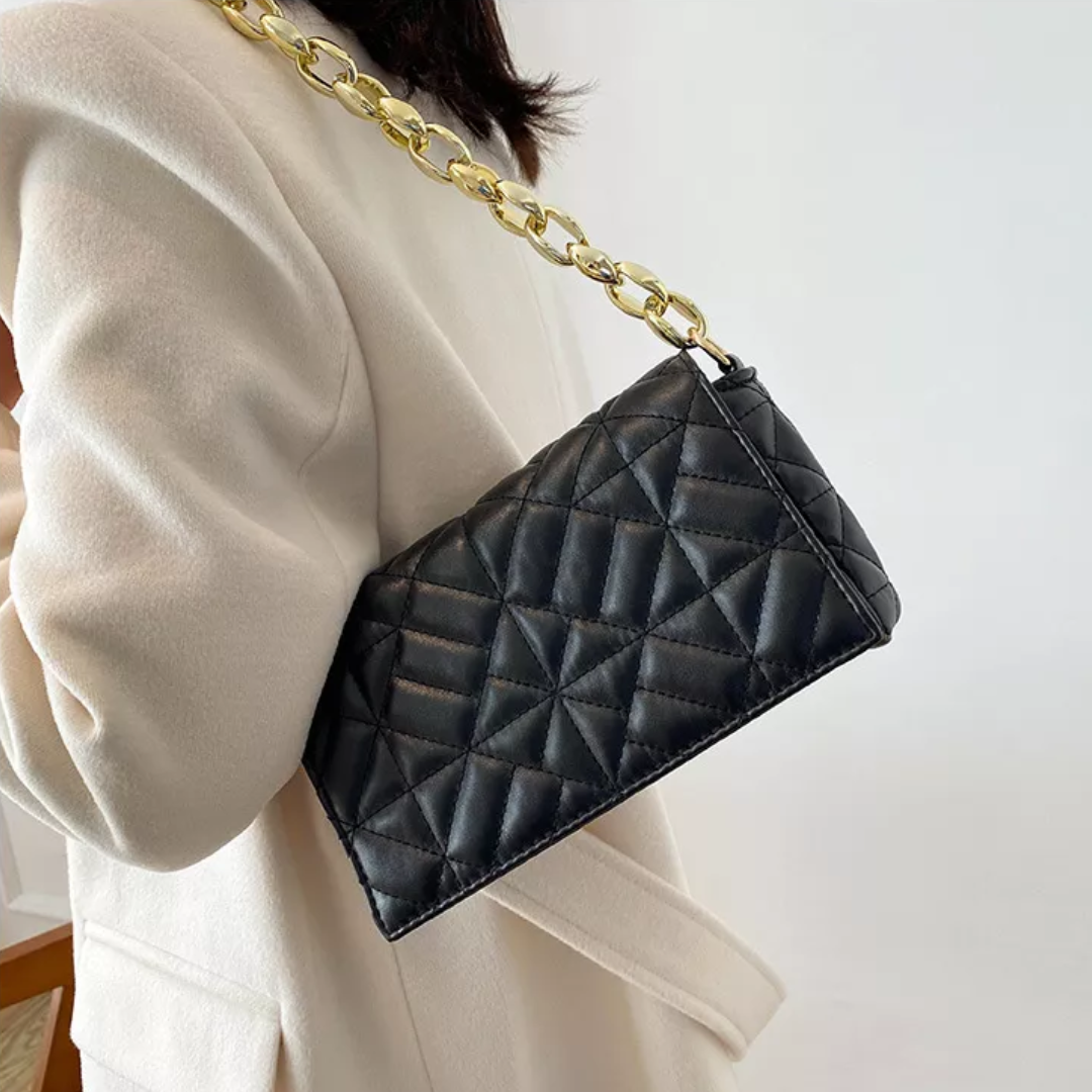 ChariceBag - Jacquard Flap Handbag