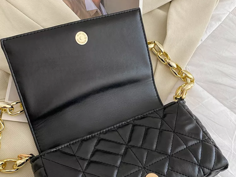 ChariceBag - Jacquard Flap Handbag