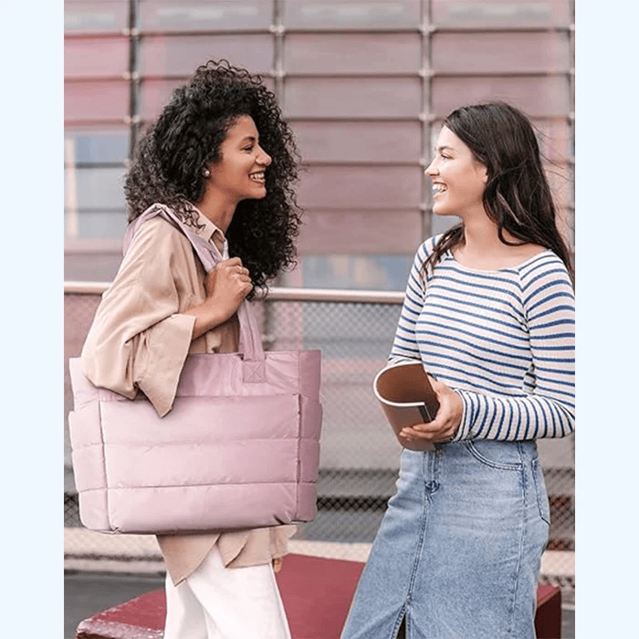 FlexiPuff Bag - Spacious Modern Everyday Handbag