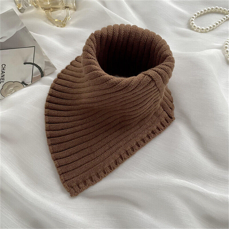 CosyWrap Scarf - Warm Knit Winter Scarf with Stand-Up Collar