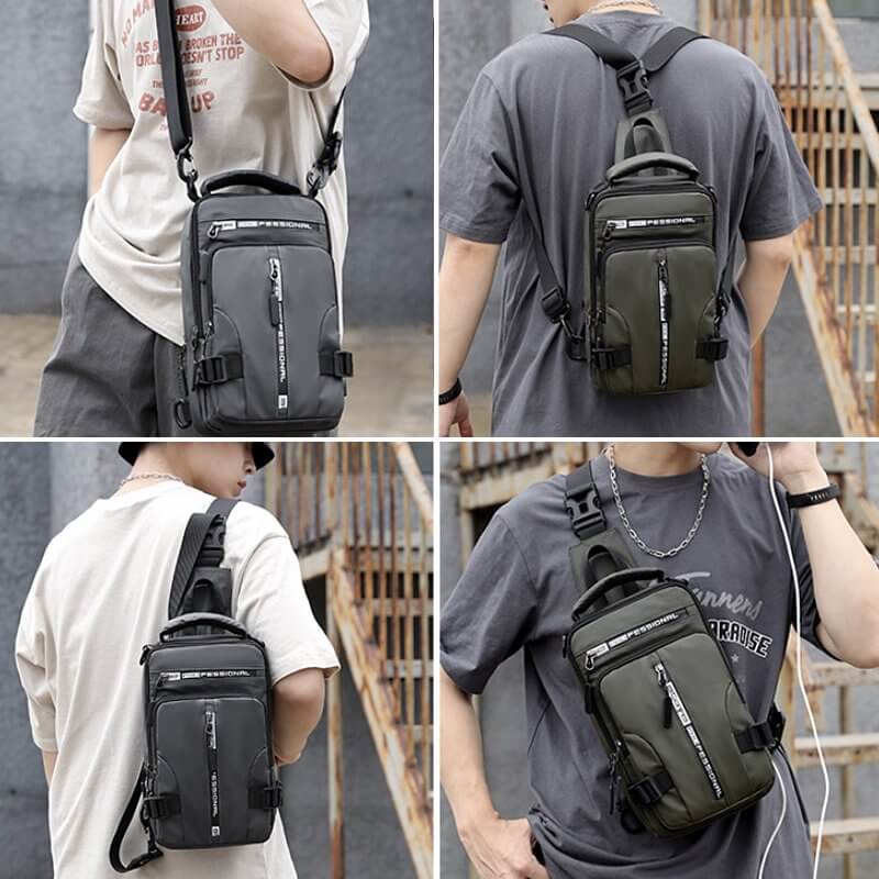 CityTrek Bag – Waterproof Oxford Crossbody