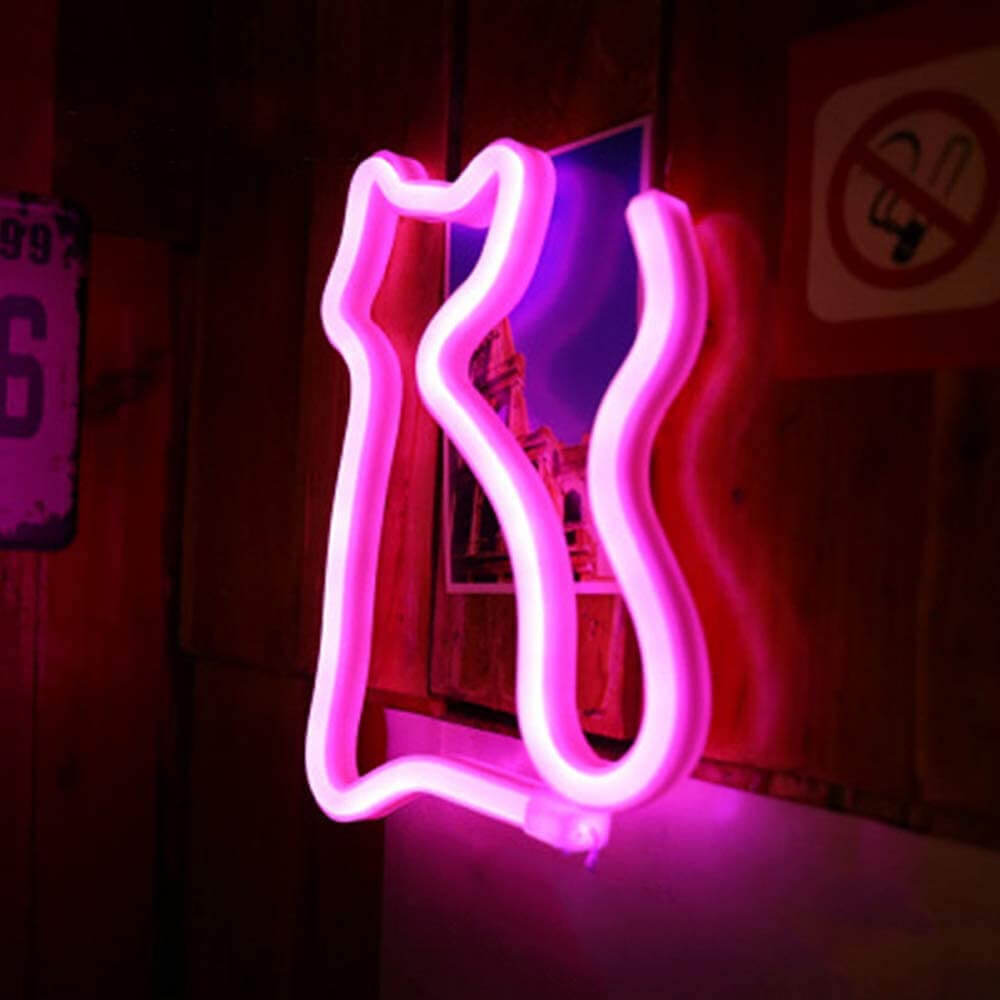 Kitty Neon Lamp - Trendy LED Mood Light