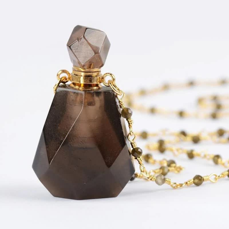 Iris - Crystal Perfume Bottle Necklace for Women
