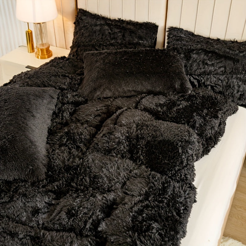 Ultra-Soft Plush Duvet Cover Set - Zipped