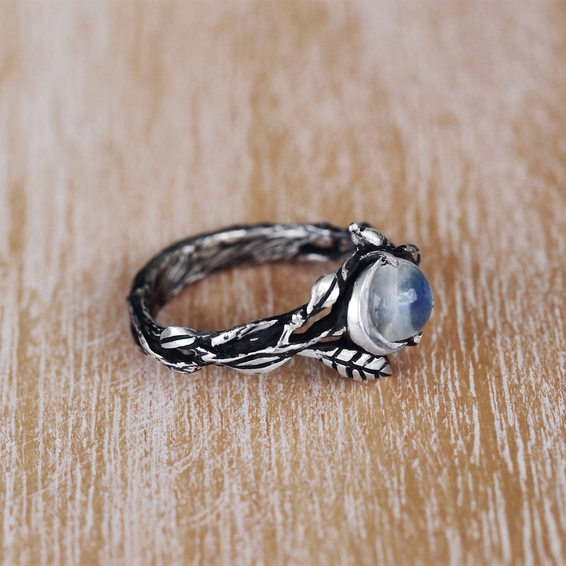 Iris Moonstone Statement Ring - A Bold Everyday Statement Piece
