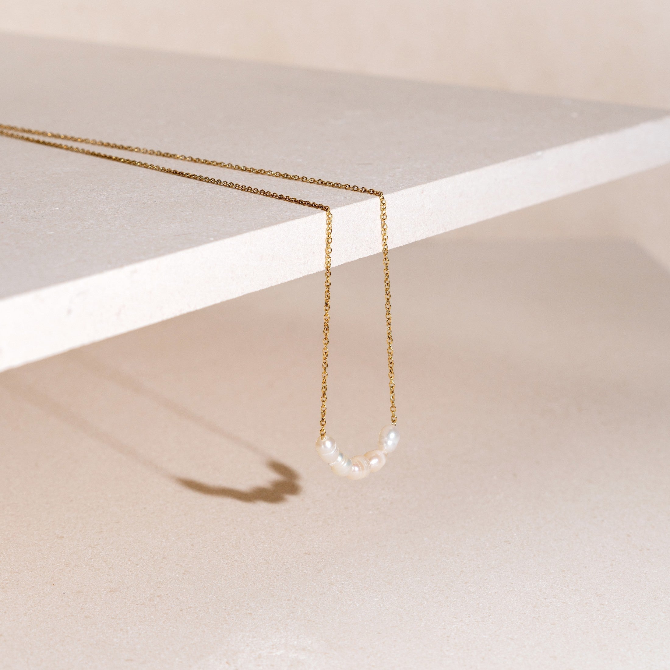 Celina - Necklace with Luxe Freshwater Pearls for Women