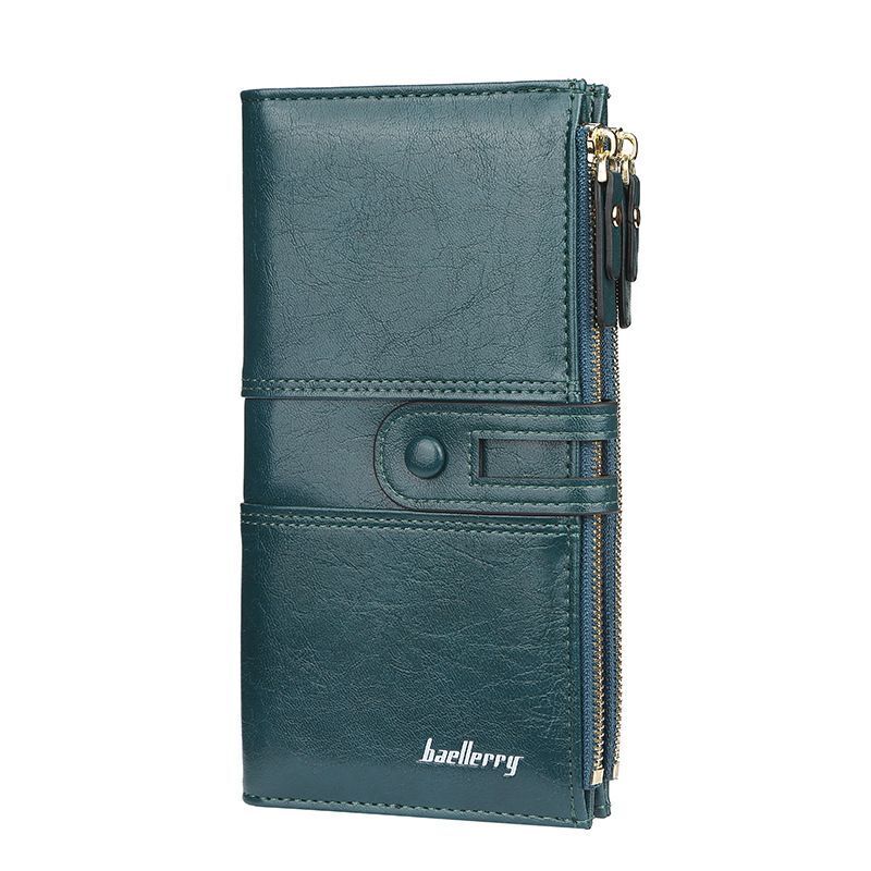 ClassicWallet - Double Zip PU Leather Wallet