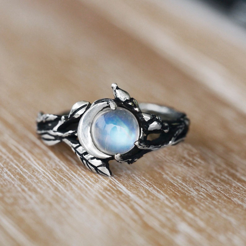 Iris - Moonstone Statement Ring for Women