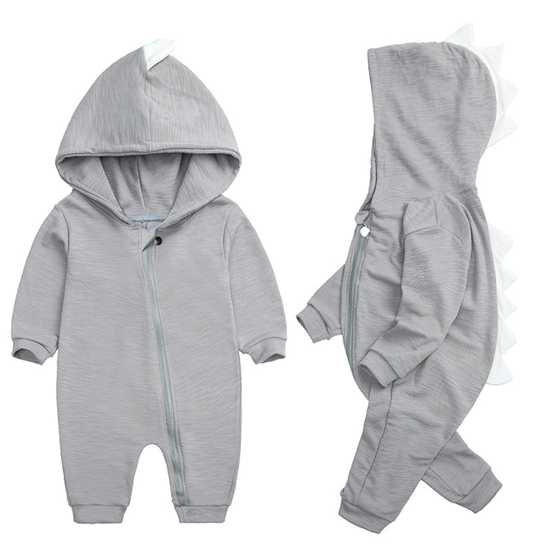 DinoDream - Cute Hooded Baby Romper