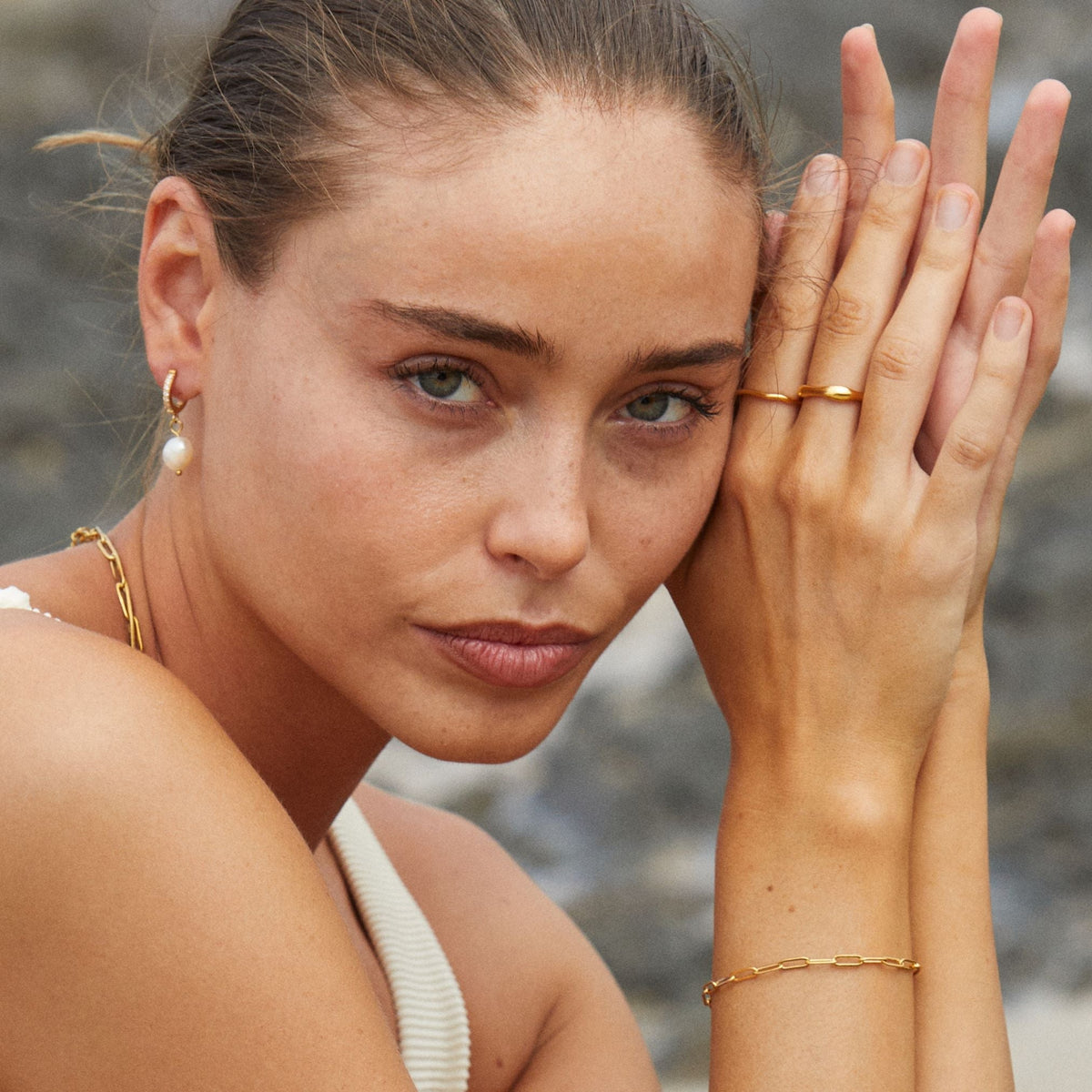 Luna Stackable Ring Set - Elegant Everyday Rings