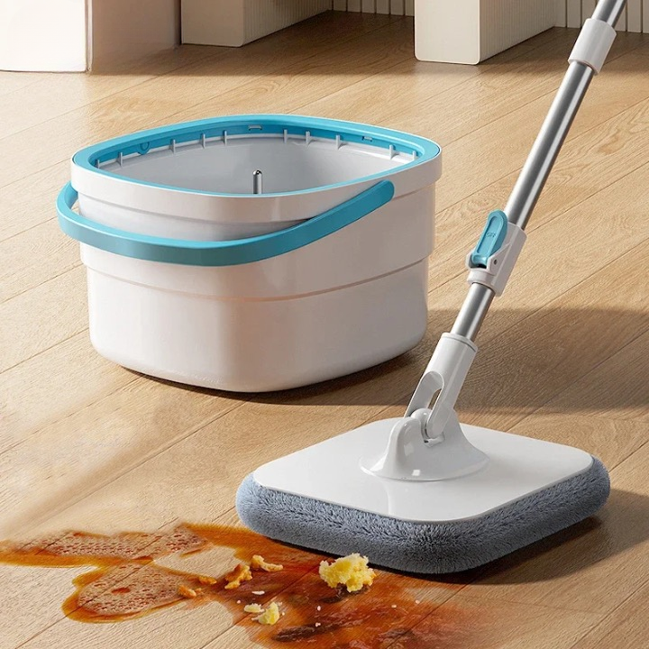 Spin Mop & Bucket Set - Hands-Free Wringing