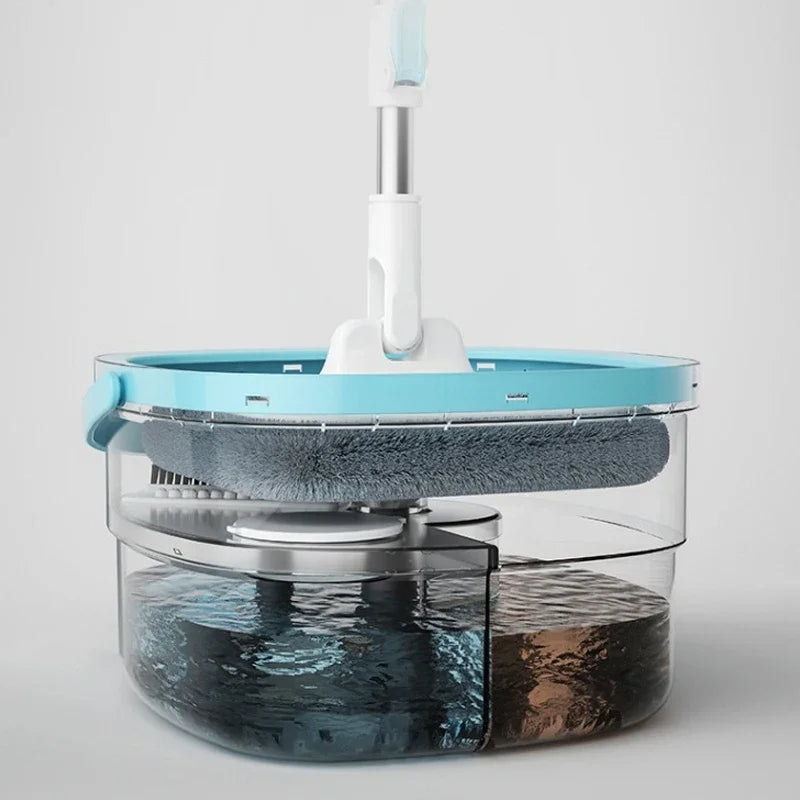 Spin Mop & Bucket Set - Hands-Free Wringing