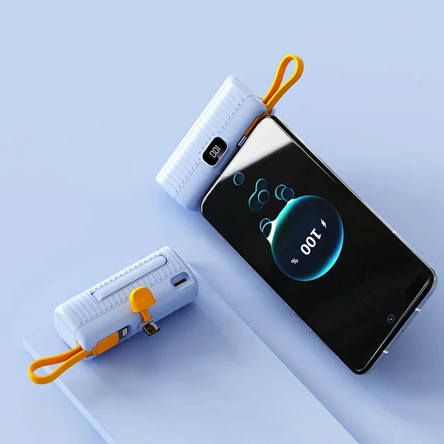 PowerPod Charger - Compact 3000mAh Wireless Portable Power Bank