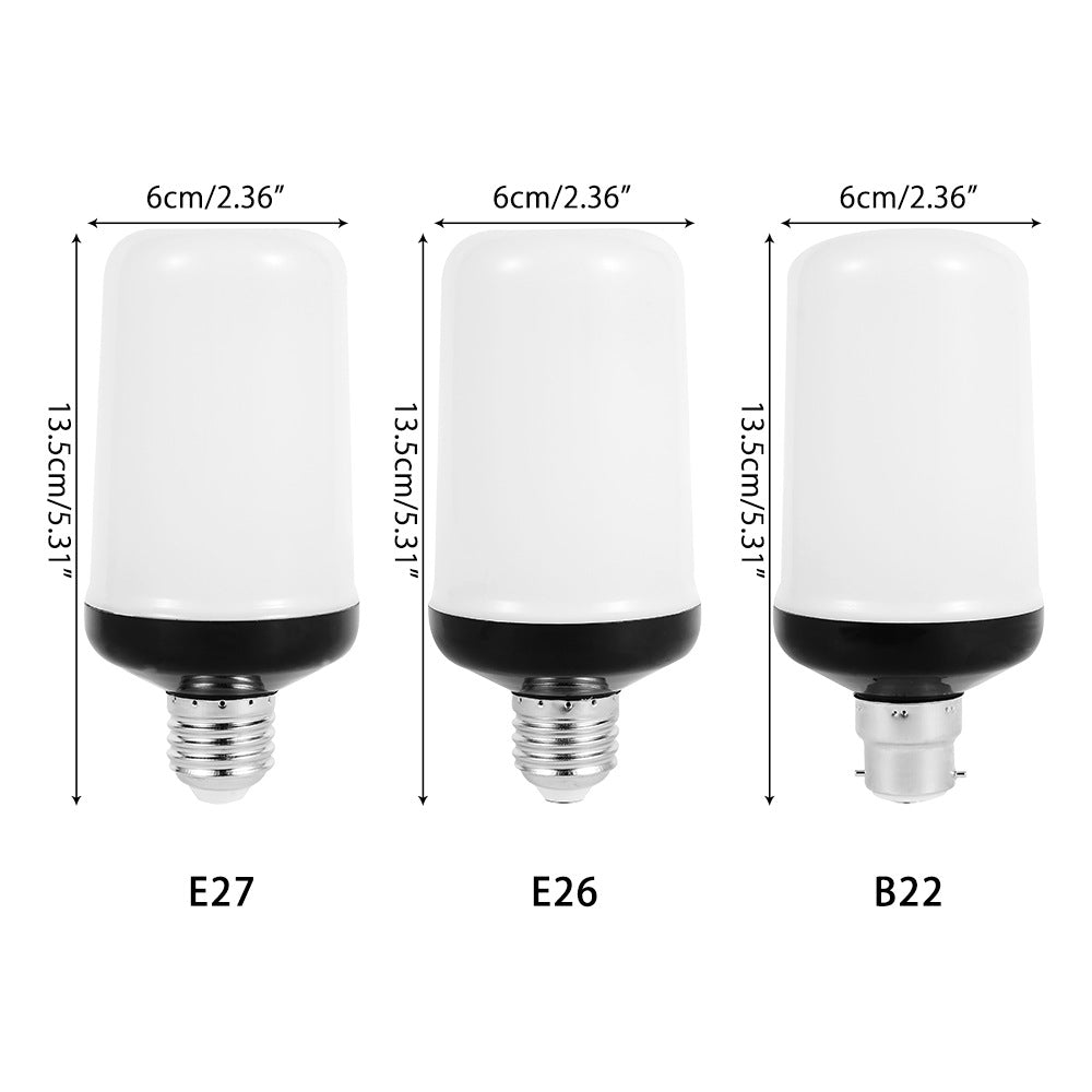 FlameGlow LED Party Lamp - 4 Flame Modes