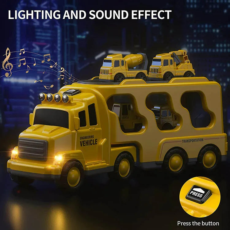 FunCity Trucks – Light & Sound Toy Play Set