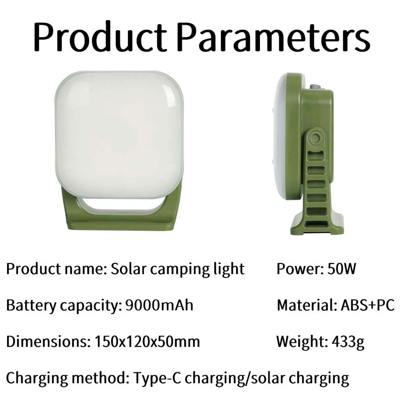 PowerGlow - Rechargeable LED Camping Lantern with Magnetic Base