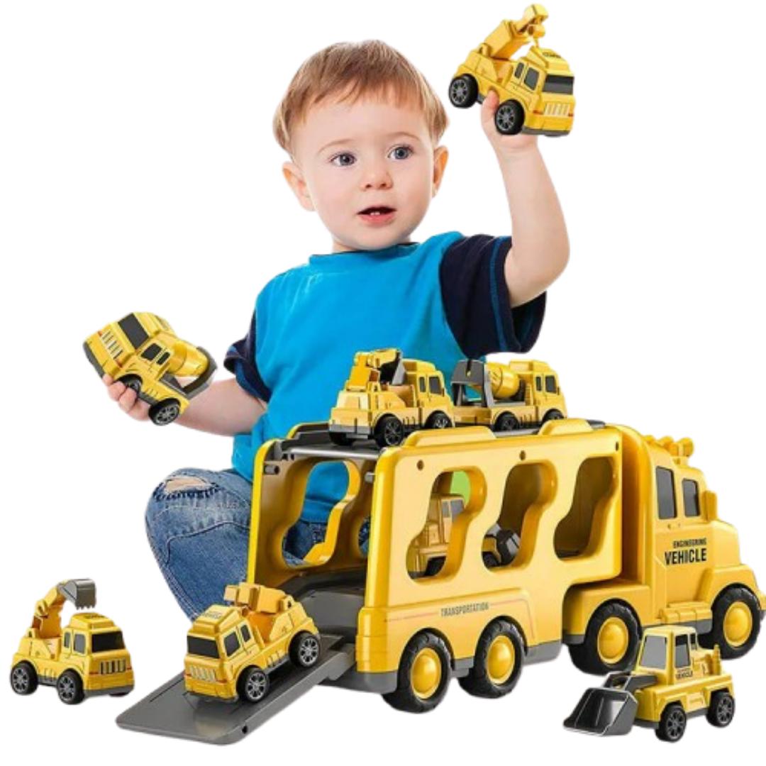 CityBuilder Set - Toy Truck Set with Light & Sound