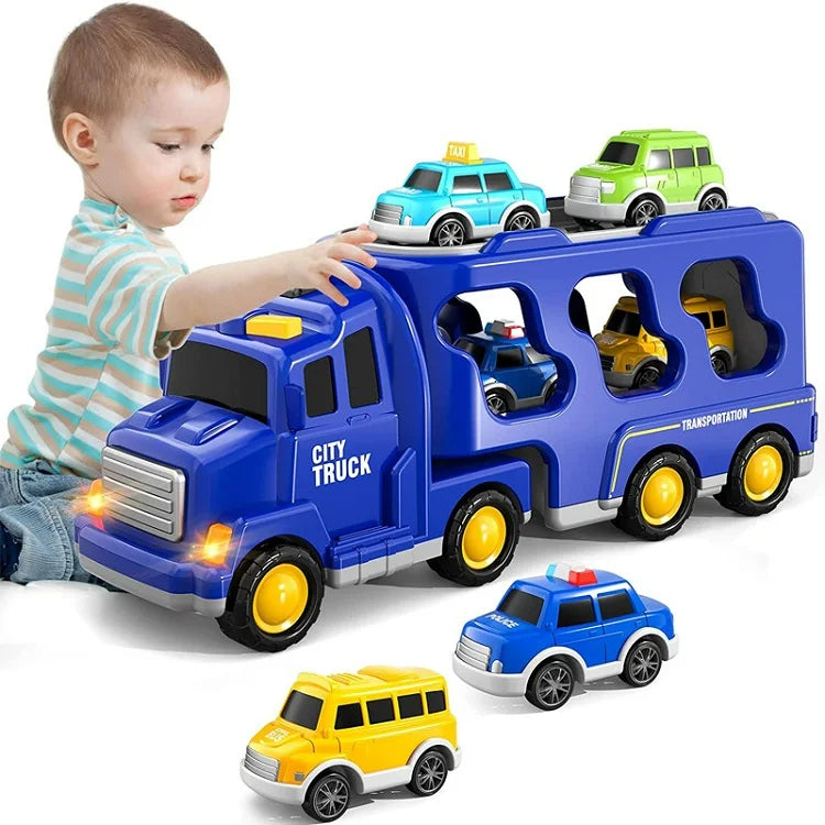 FunCity Trucks – Light & Sound Toy Play Set