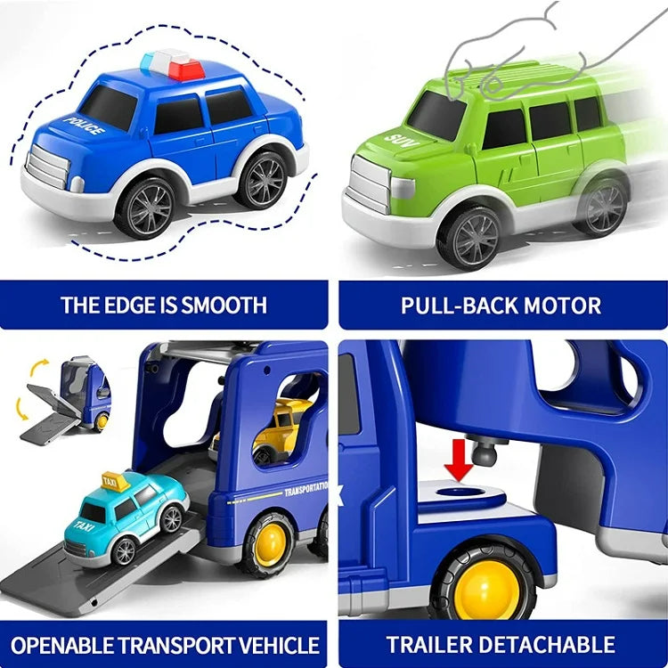 FunCity Trucks – Light & Sound Toy Play Set