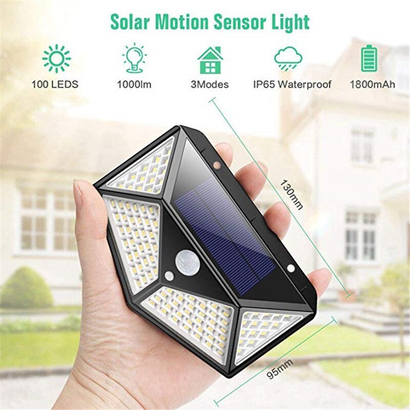 SolarGlow - Waterproof LED Garden Light with Motion Sensor