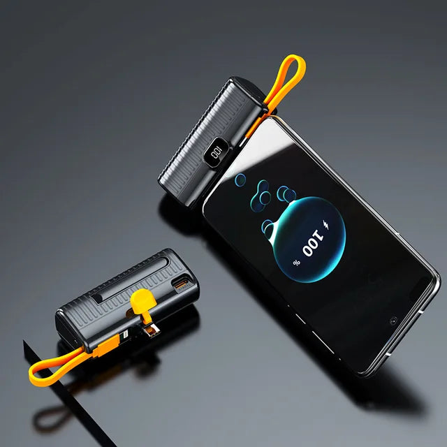 PowerPod Charger - Compact 3000mAh Wireless Portable Power Bank
