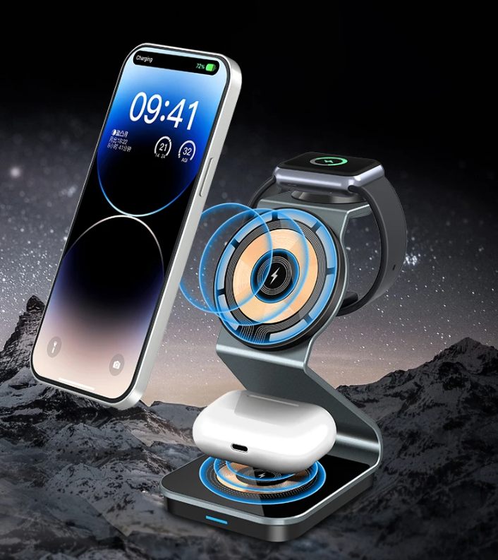 Chargy Pro - 3-in-1 Wireless Charger