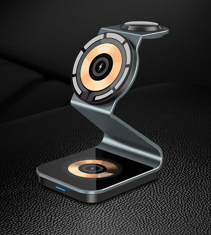 Chargy Pro - 3-in-1 Magnetic Wireless Charging Station