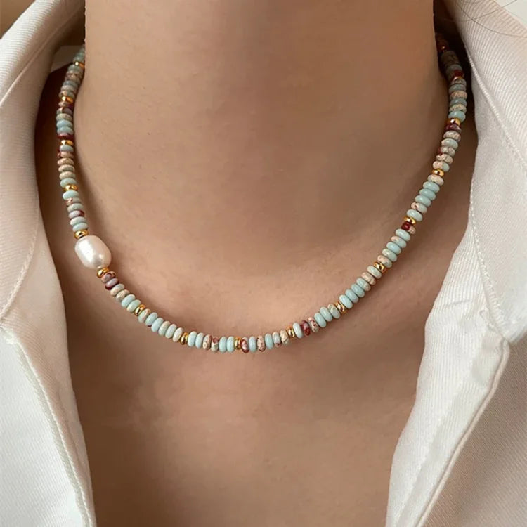 Elena - Natural Stone Jewellery Set for Women