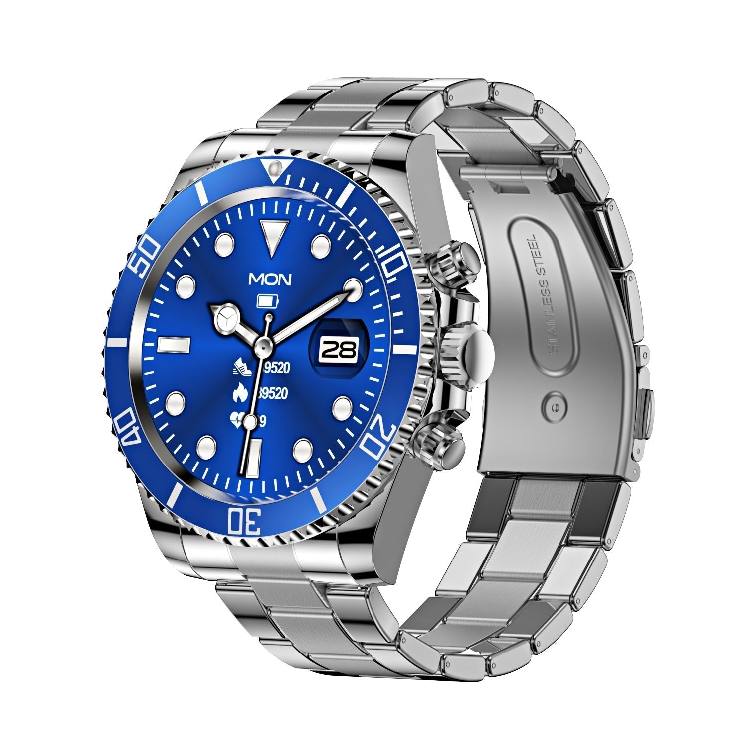 PowerTech Smartwatch - Health and Fitness Monitor