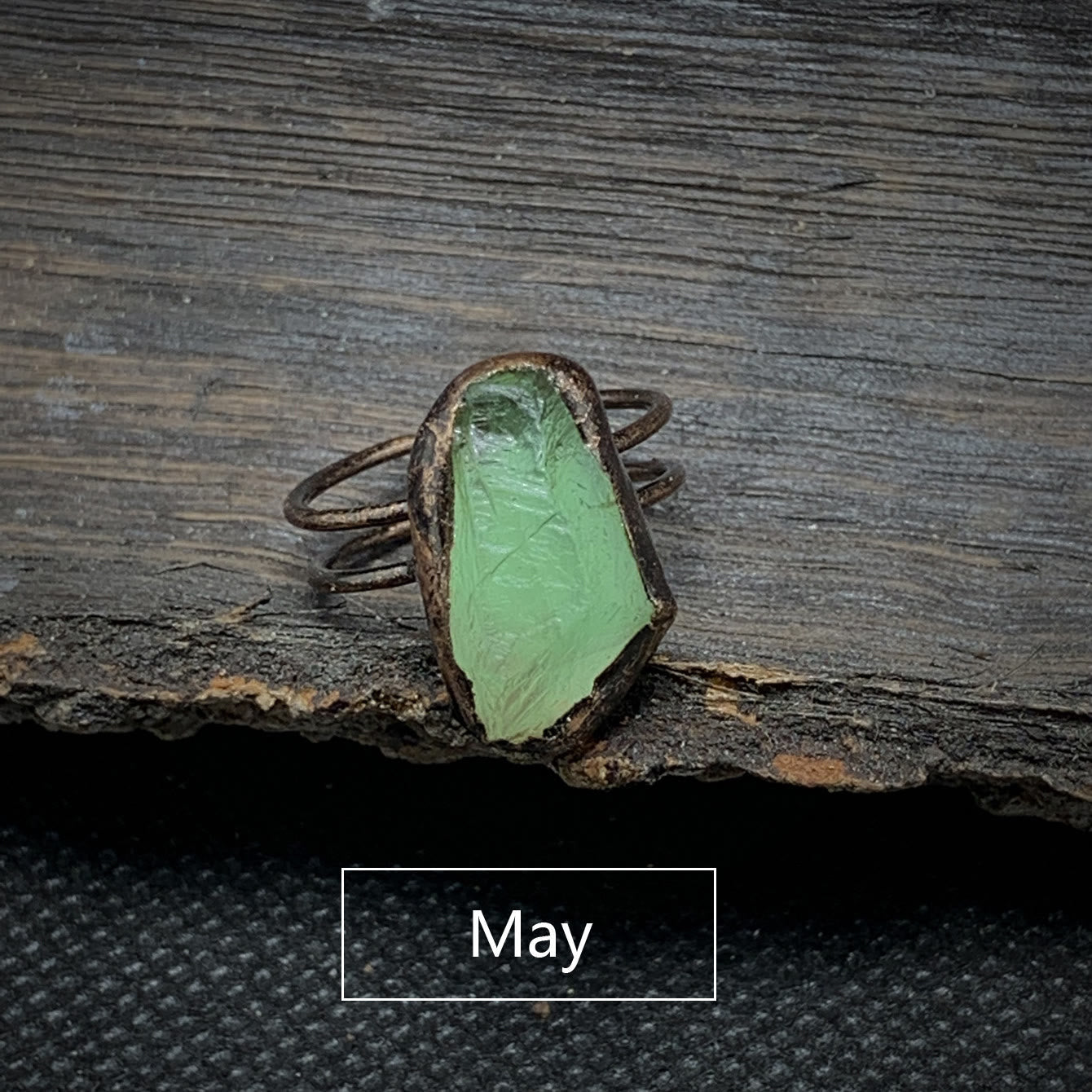 Selina - Natural Raw Birthstone Ring for Women
