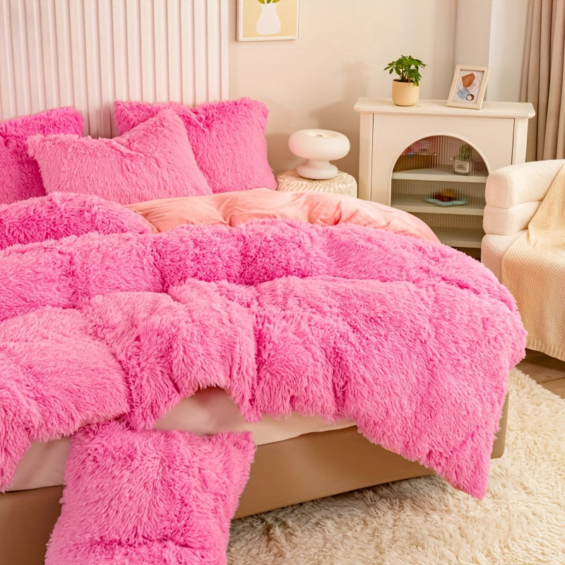 Ultra-Soft Plush Duvet Cover Set - Zipped