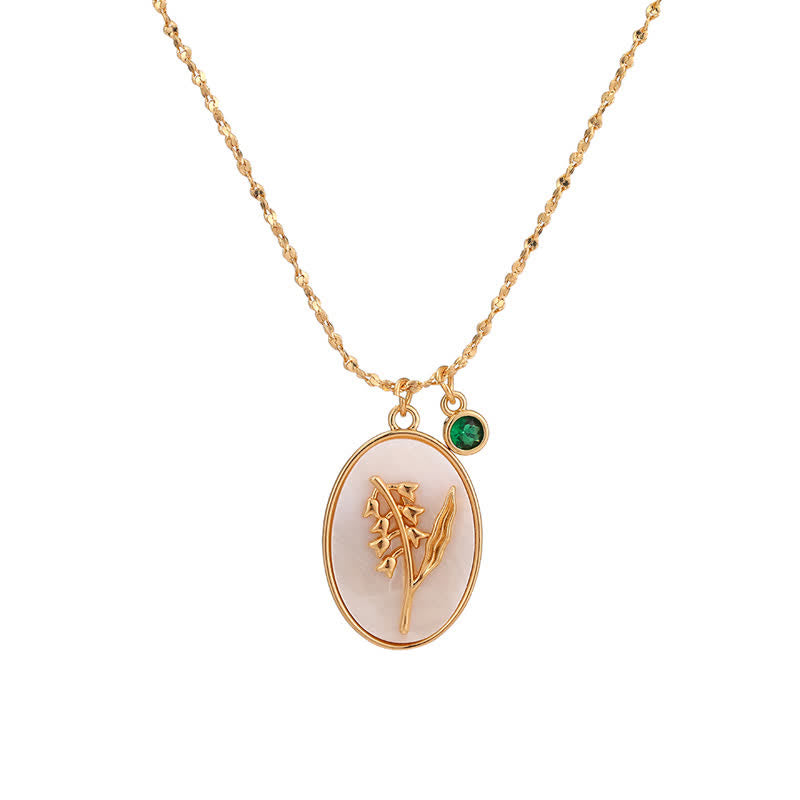 Aurora - Birthstone & Birth Flower Necklace for Women