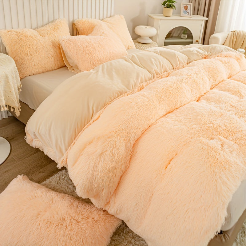 Ultra-Soft Plush Duvet Cover Set - Zipped