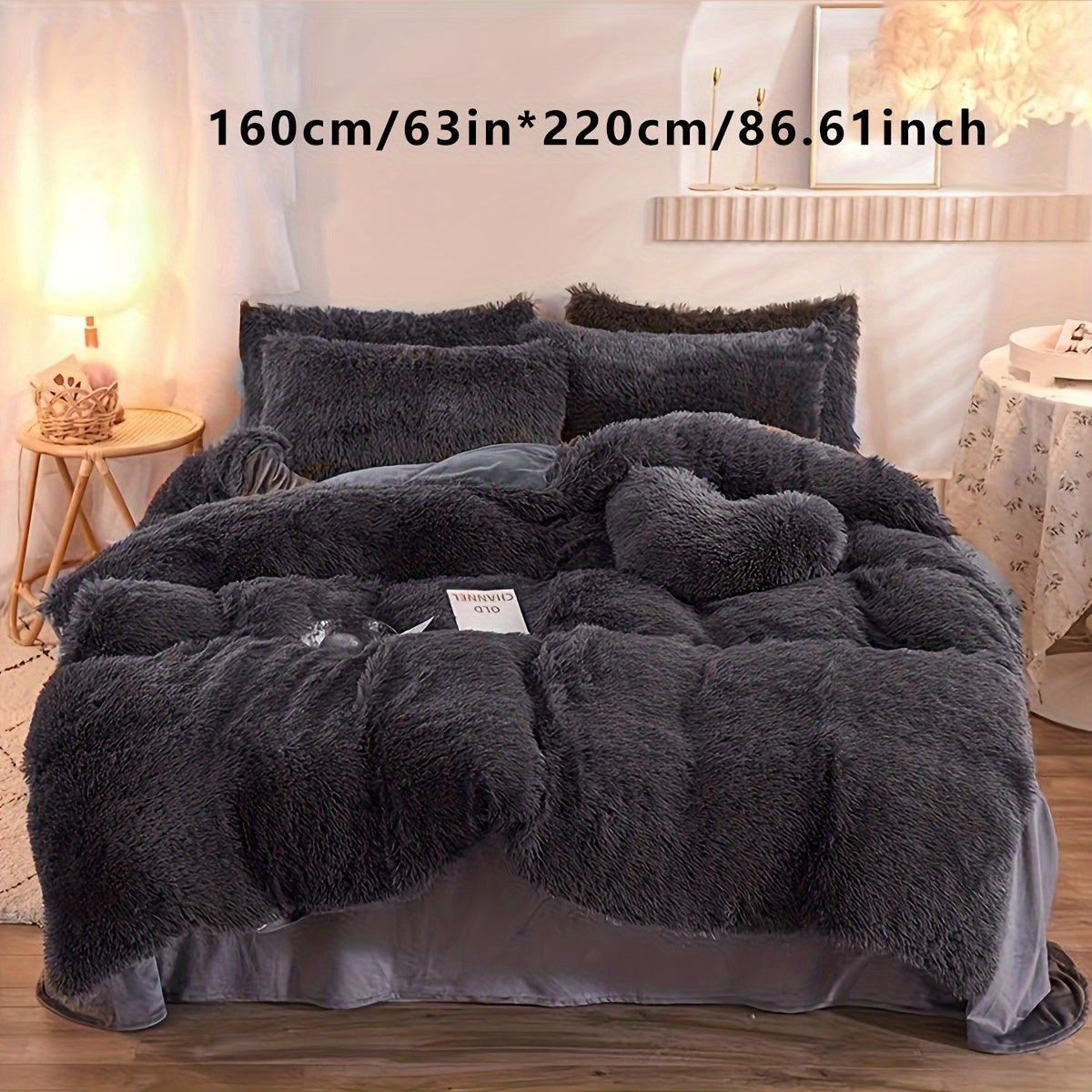 Luxe Velvet Duvet Cover Set - Soft Comfort