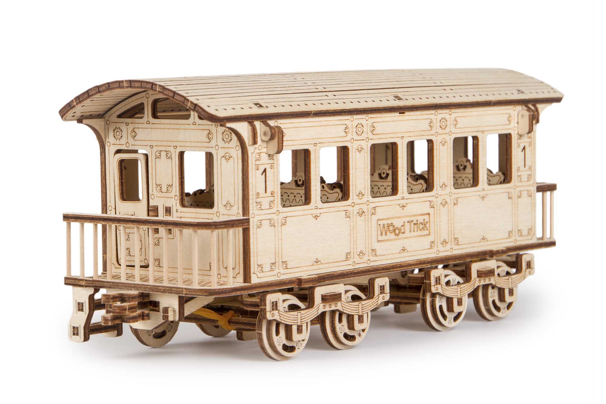 TrainCraft - 3D Wooden Puzzle Steam Locomotive