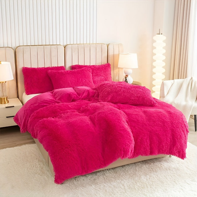 Ultra-Soft Plush Duvet Cover Set - Zipped