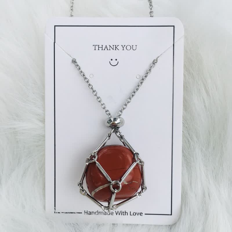 Iris - Natural Crystal Pendant Necklace for Women
