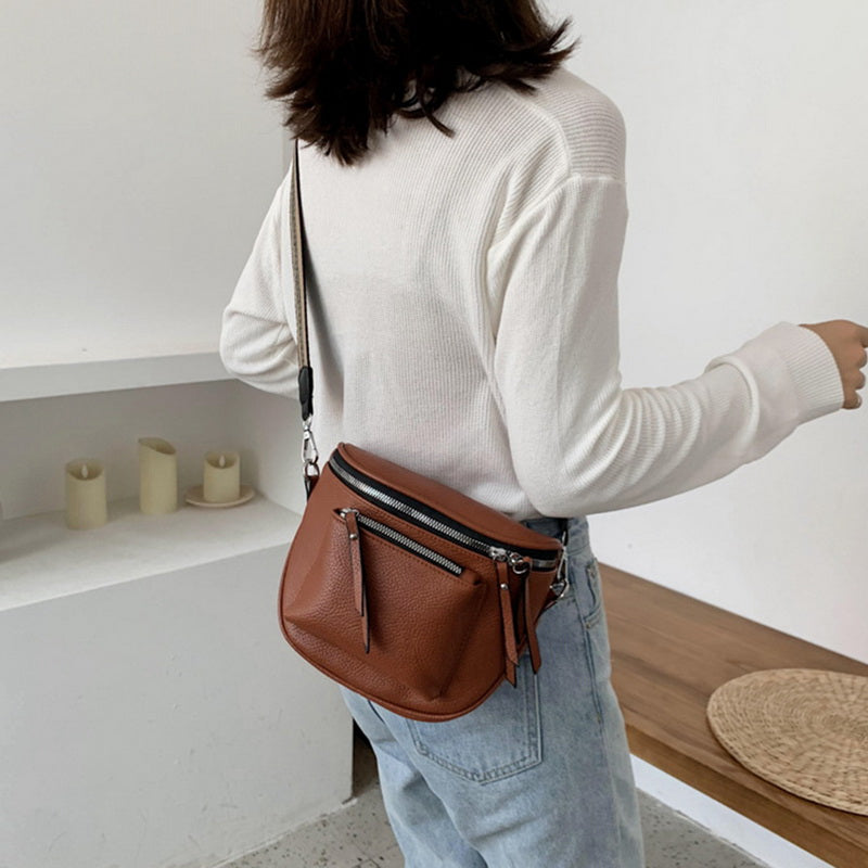ChicCrossbody Bag - Versatile Faux Leather Crossbody and Shoulder Bag