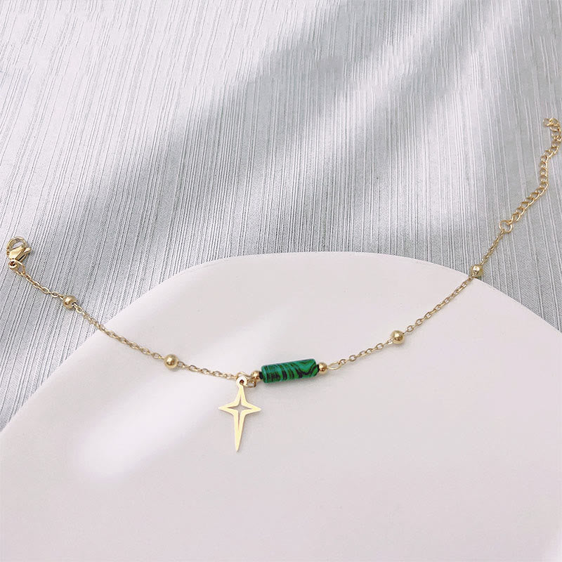 Maria - Natural Malachite Star Jewellery Set for Women